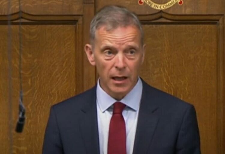 Matt Rodda, Labour MP for Reading East speaking in favour of mandatory mortgage extensions. Picture: Parliament UK