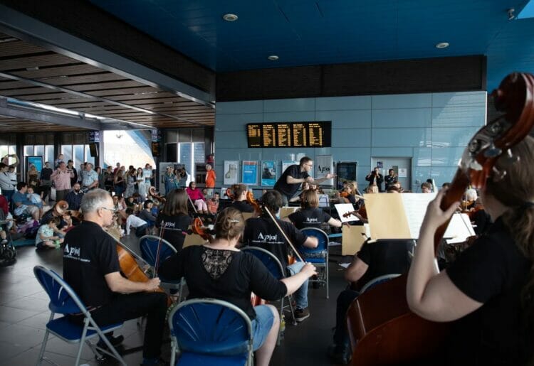 The Aldworth Philharmonic will be performing at Reading Station this Saturday