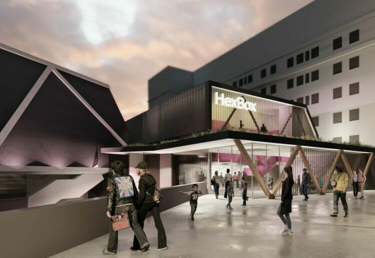 An artist's impression of the new HexBox