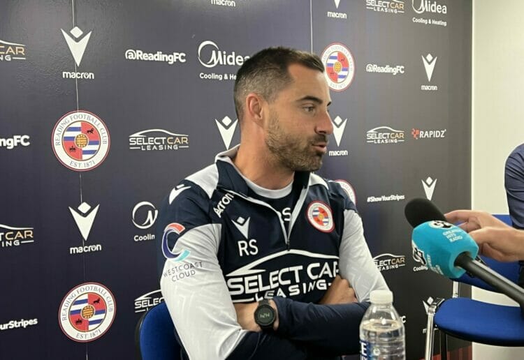 Reading FC manager Ruben Selles Picture: Ji-min Lee