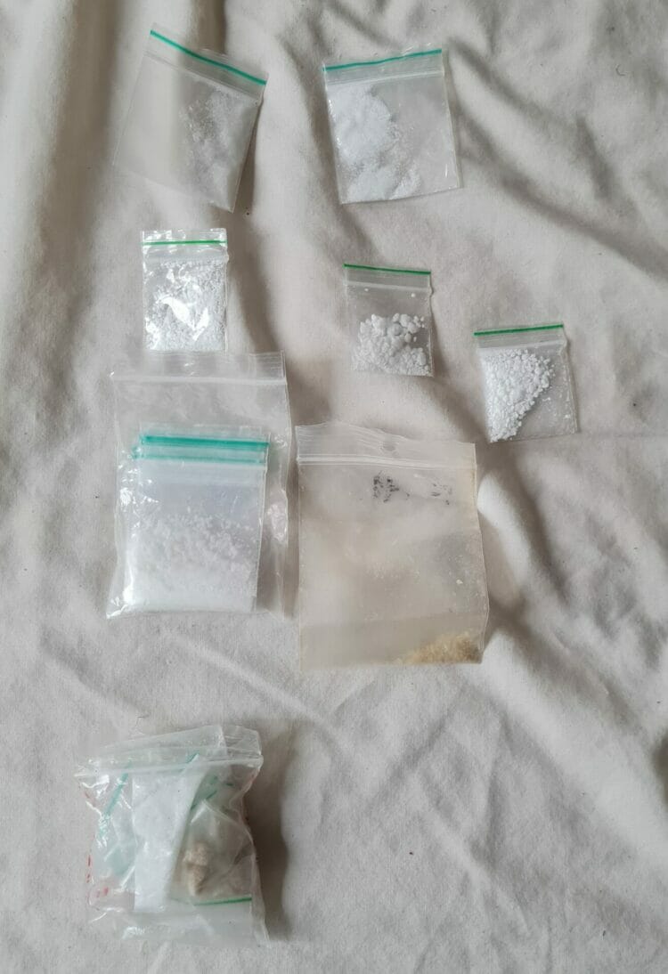 Some of the drugs seized by British Transport Police during their County Lines investigation which saw eight people arrested Picture: British Transport Police
