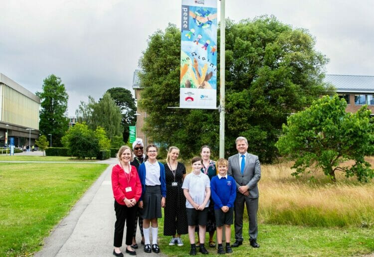 The Values Banner Trail will run from July 25-September 1. Picture: Loddon Primary School