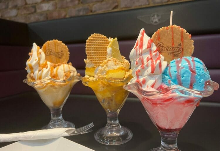 Creams' summer range will be available until the end of September. Picture: Ji-Min Lee