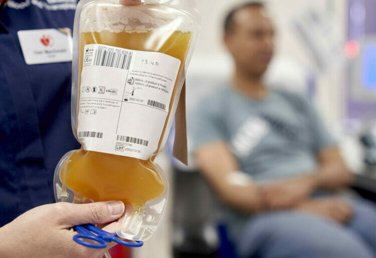 The new donation centre sees improved facilities as NHS England is seeking more plasma donors. Picture: Edward Moss Photography, courtesy of NHS England
