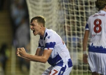 Reading v Cheltenham Pictures: Steve Smyth and Luke Adams