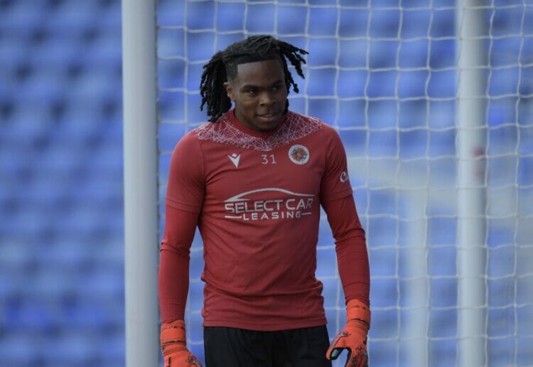 Reading FC goalkeeper Coniah Boyce-Clarke