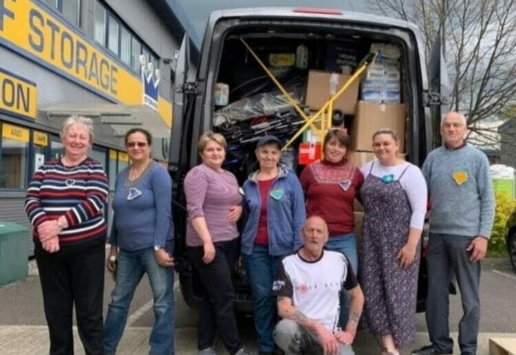 Woodley Volunteers for our Community extended support from home to Ukraine Picture: Daniel Blackham