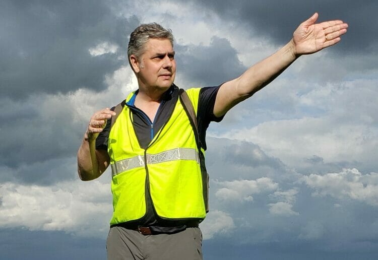 David Sinclair is the project leader of a plan to create a new long-distance walking route for modern pilgrims, which starts in Reading, has been nominated for Putting Reading on the Map