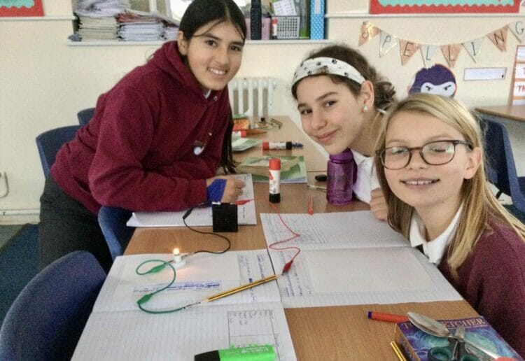Pupils from Thameside School in Caversham
