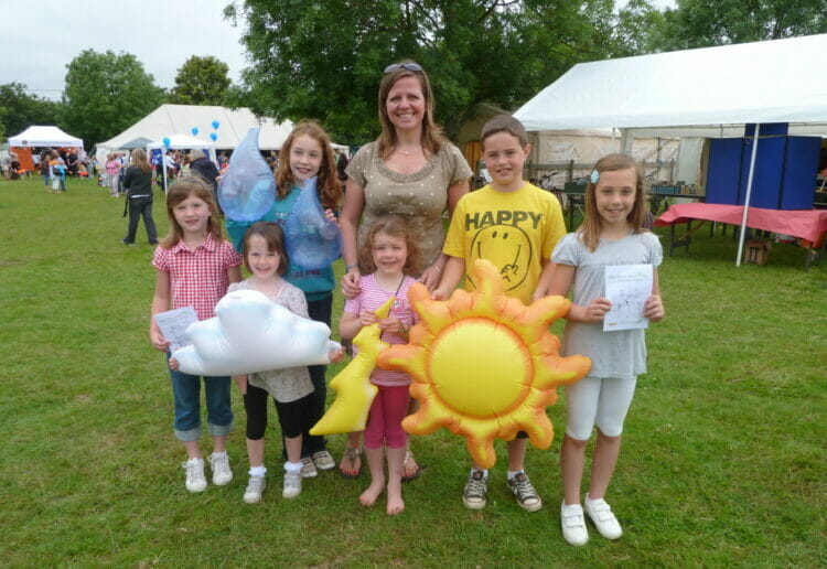 Top meteorologist Liz Bentley at Hurst Show in 2011