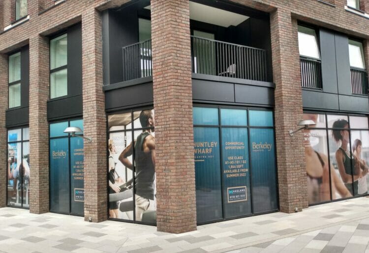Retail space is part of the Huntley Wharf development currently being constructed in Reading Picture: Local Democracy Reporting Service