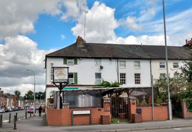 The site of the planned new Romanian restaurant in Reading.