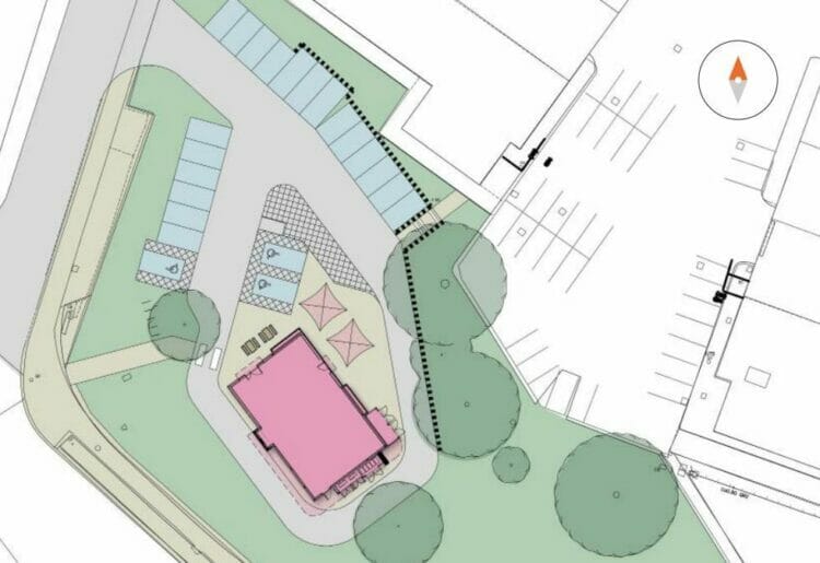 sPlan for scours lane food hub. Credit: Urban Edge.