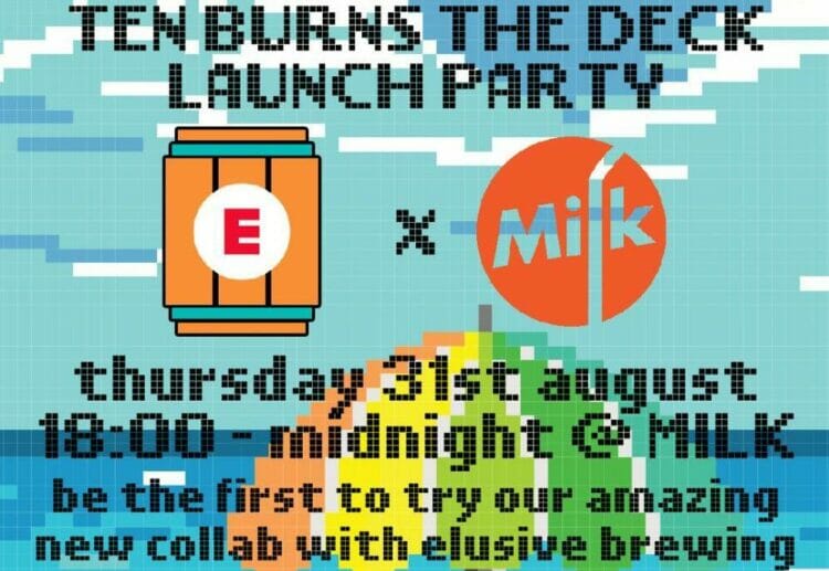 Milk and Elusive Brewing are teaming up for a special launch event on Thursday, August 31