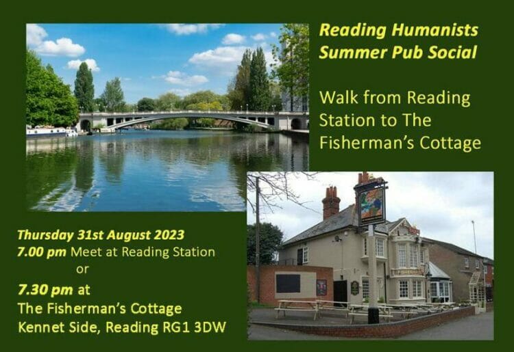 Reading Humanists are holding a social meeting