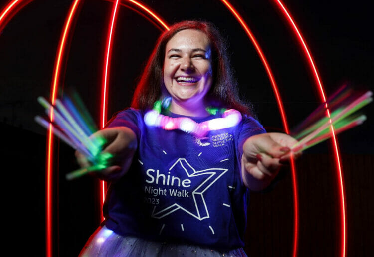 Natasha Wakefield will launch Cancer Research UK?s Shine Night Walk in Southampton.