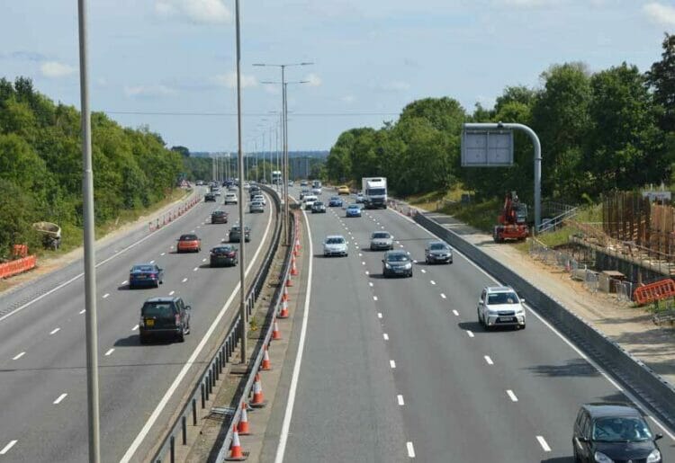 The M4 and the A329m sliproad to Junction 10 will have overnight closures for a two-week period Picture: Phil Creighton