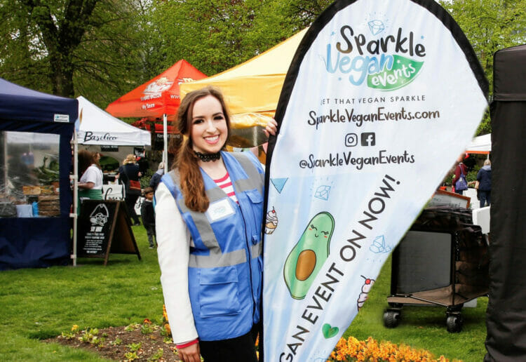 Sarah Zeneli at Sparkle Vegan Events' Reading Vegan Festival. Picture: Courtesy of The Pride of Reading Awards