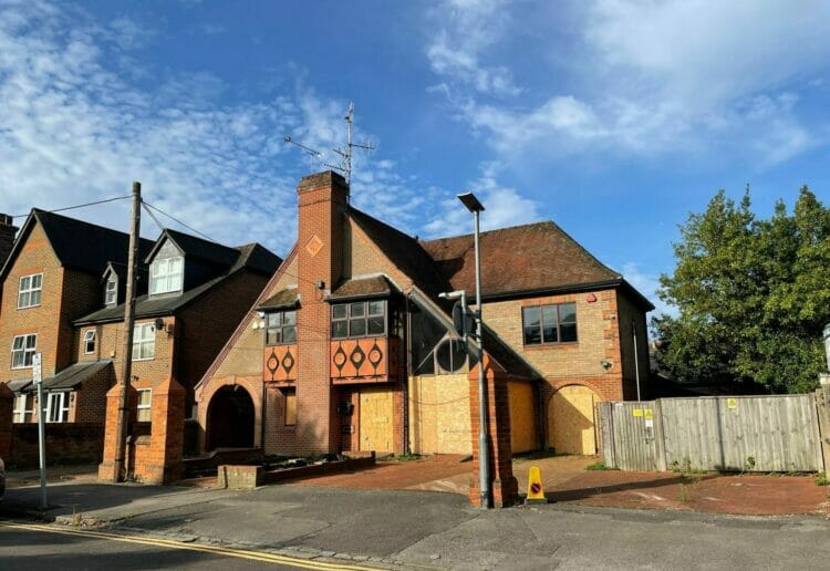 An empty building in Alexandra Road could become a GP surgery if plans are approved by Reading Borough Council Picture: Local democracy reporting service