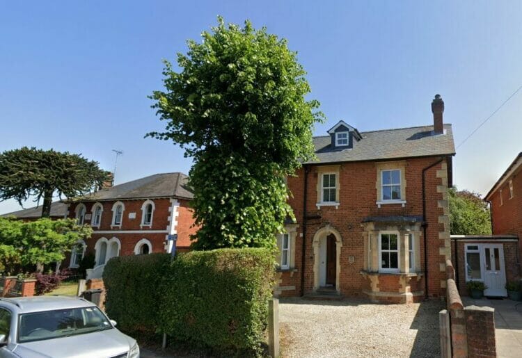 St John Fisher House in east Reading. The prestbyery is home to several protected trees and permission has been granted to reduce the height of two of them Picture: Google Maps/LDRS