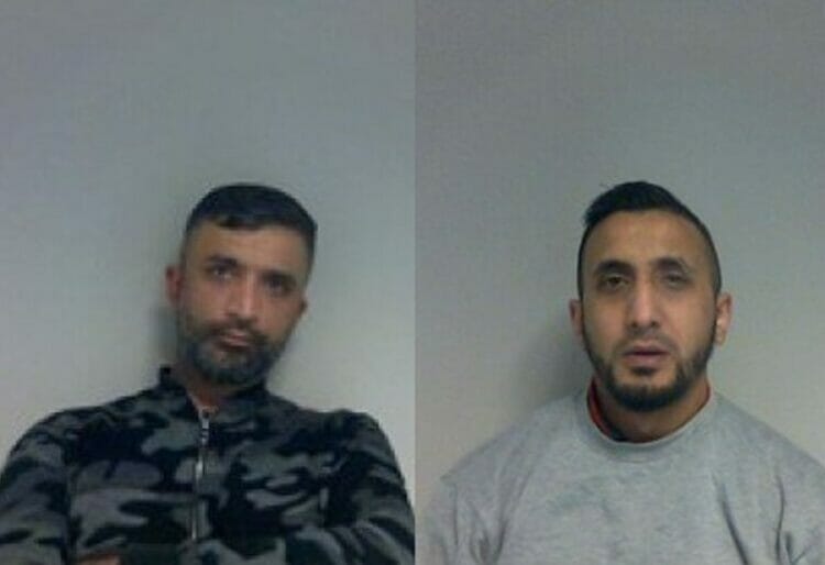 Mohammed Mir, 44, and Waseem Khan, 33, both from Bradford, were sentenced to at least three years each after they were found with wraps of Class A drugs and quantities of cash.