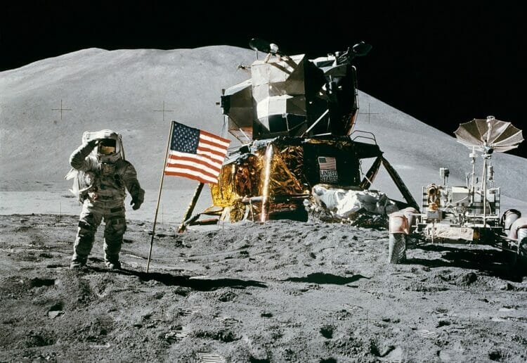 Could the moon landing have been faked? Picture: WikiImages from Pixabay