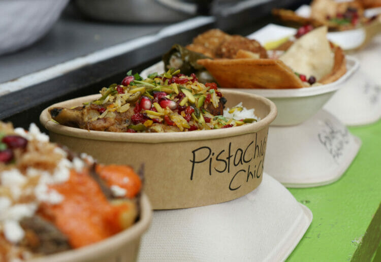 Pistachio chicken as served at Blue Collar Corner, Reading. Picture: Dijana Capan/DVision Images