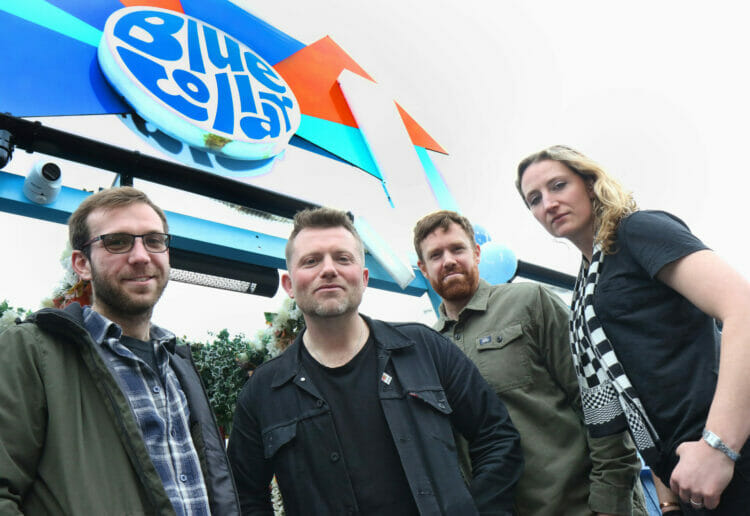 Third Lung were among the acts taking to the stage to celebrate the first anniversary of Blue Collar moving to the corner. Picture: Dijana Capan/DVision Images