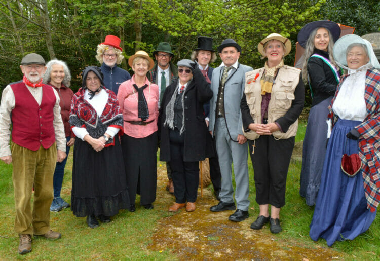 Members of Friends of Reading Old Cemetery and \Junction Arch Heritage and Arts break taboos about bereavement, the Victorian way. Picture: Steve Smyth