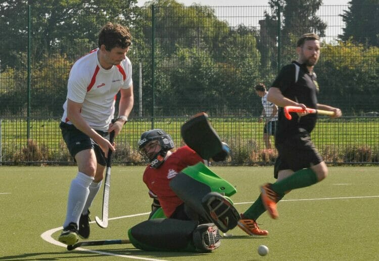 The Friendly South Berks Hockey match amongst club members on Saturday.