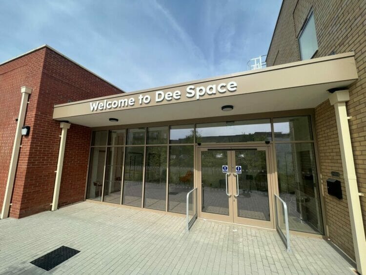 Celebrating the launch of the new Dee Space Community Centre Picture: Tamsin Roberts-James