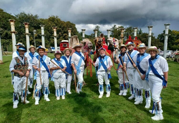 Hurst Morris People with three new camel friends