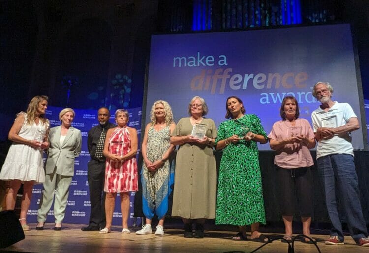 BBC Berkshire Make A Difference Award Winners 2024 at the awards ceremony in Reading on Friday, September 15.