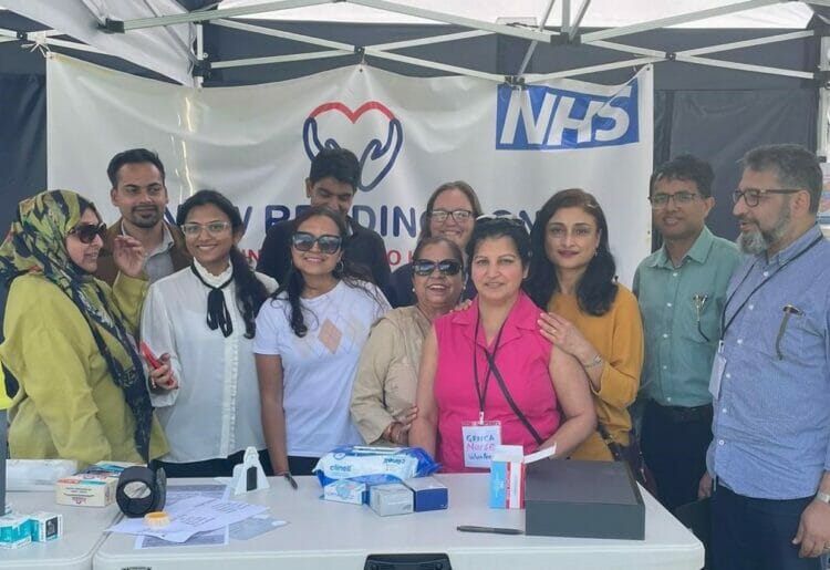 The New Reading PCN team including Dr Ganesh Sharma and Dr Nadeem Ahmed Pciture: New Reading PCN team