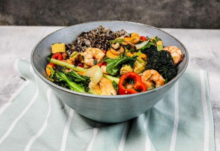 James Strawbridge?s Pak Choi and King Prawn Stir Fry is a simple and speedy dish to make