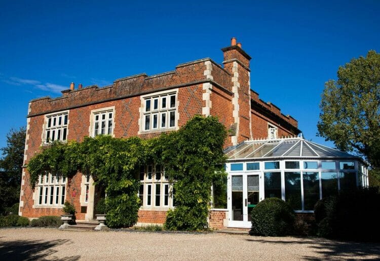 L'Ortolan restaurant in Shinfield.