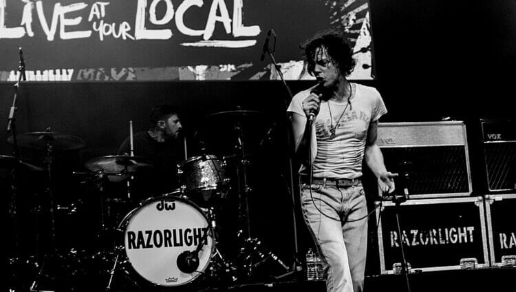 Johnny Borrell Performing with Razorlight. Picture: Ralph PH via Wikimedia Commons