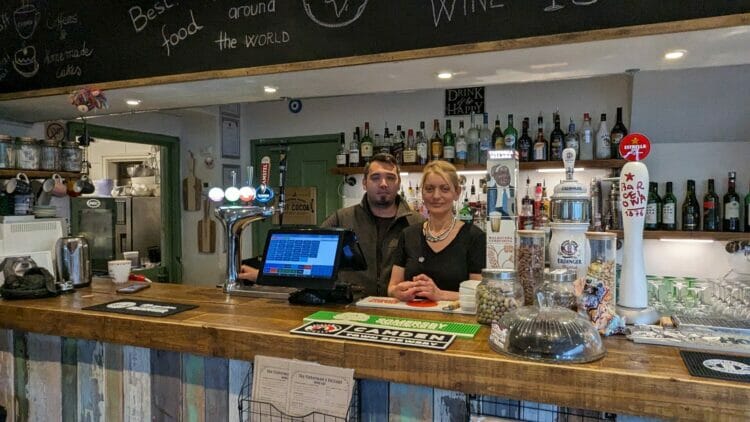 One of The Fisherman's Cottage's owners, Cigdem Atkins (right) said she had tried multiple times to contact Reading Borough Council to discuss how the works were affecting husiness, but had no meaningful response.
