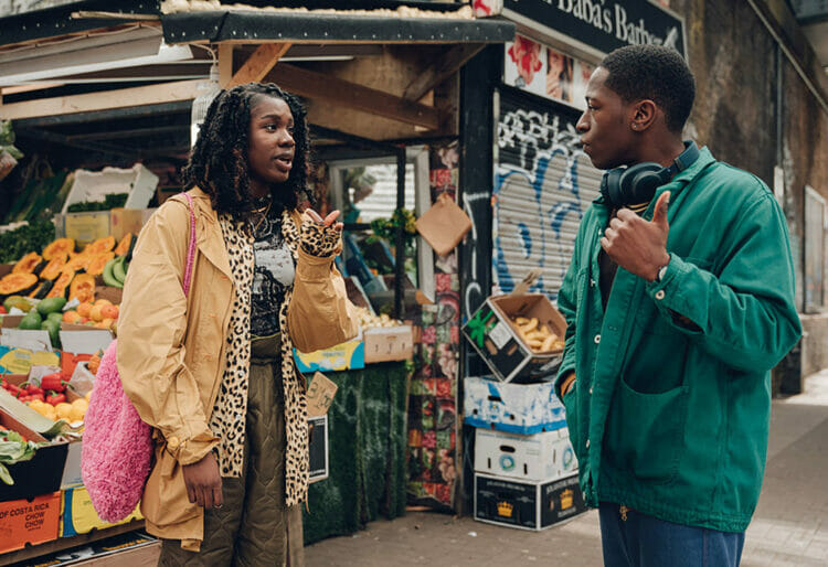 A clip from Raine Allen Miller's Rye Lane. Picture: Through a Different Lens
