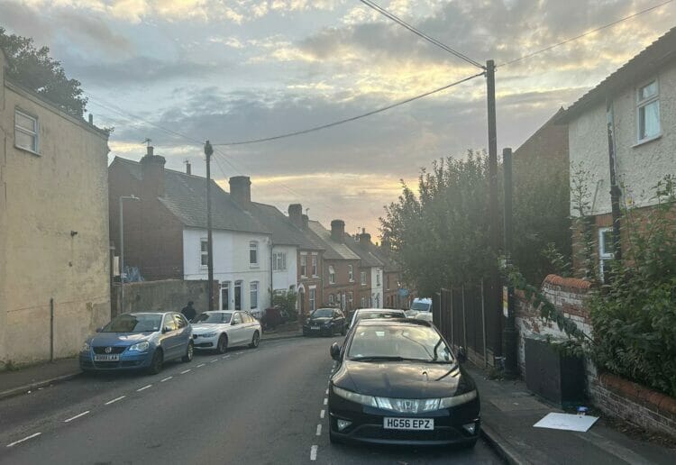 Francis Street in Katesgrove, Reading Picture: Local democracy reporting service