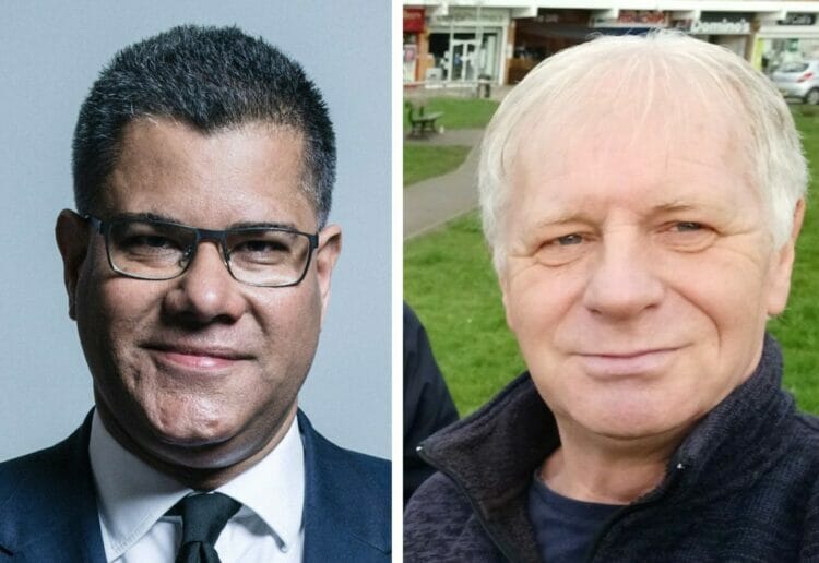 Sir Alok Sharma and Reading Conservatives leader Cllr Clarence Mitchell