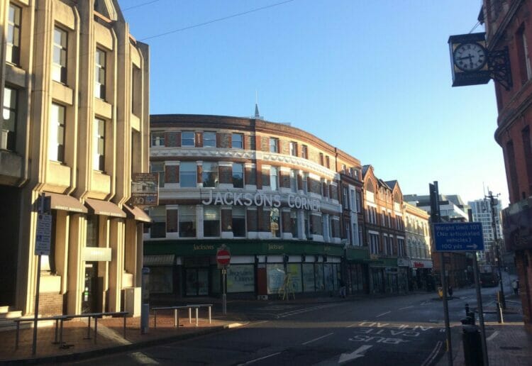 Jacksons Corner in central Reading. Pic: James Aldridge/LDRS.