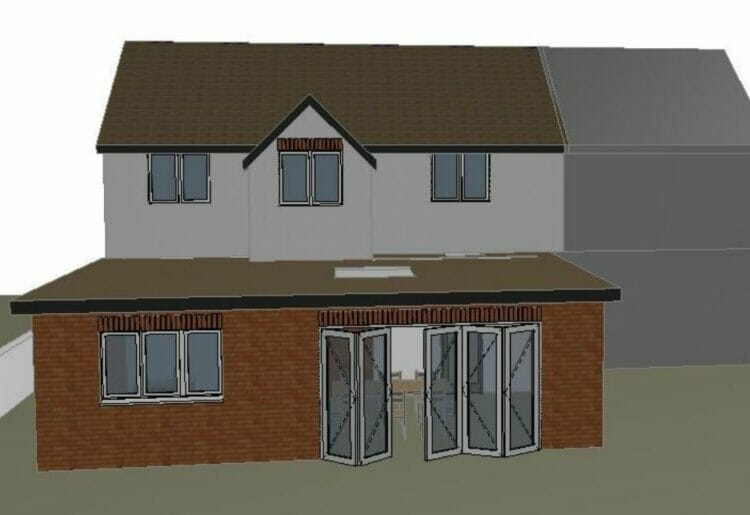 A CGI of the proposed extension to a home on Wokingham Road, Reading Picture: Keen Partnership/Local democracy reporting service