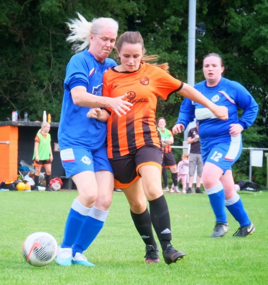Wokingham & Emmbrook Ladies v Burghfield Ladies Pictures: Andrew Batt