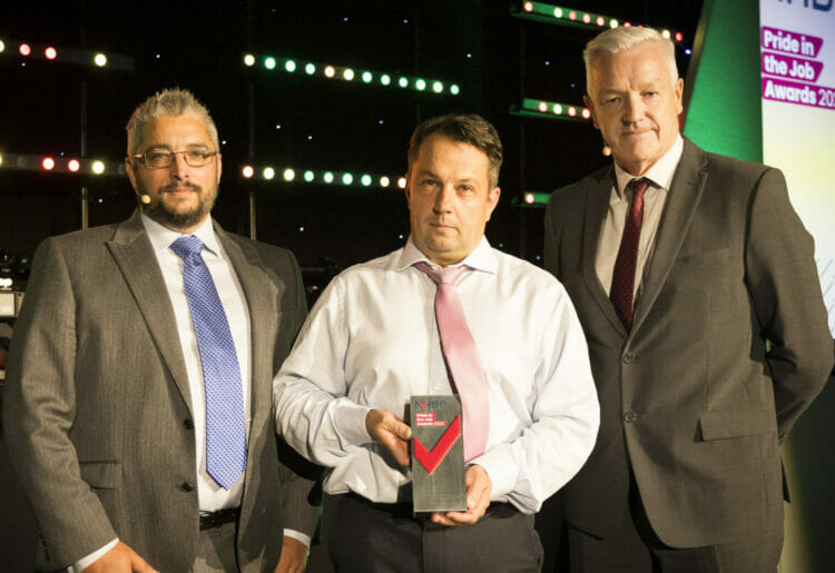 Toby Phillips (NHBC), Chris Dragos, Paul Edwards (NHBC)