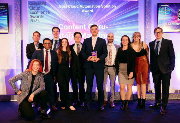 Content Guru?s AI solution won Best Cloud Automation Solution at the Computing Cloud Excellence Awards 2023