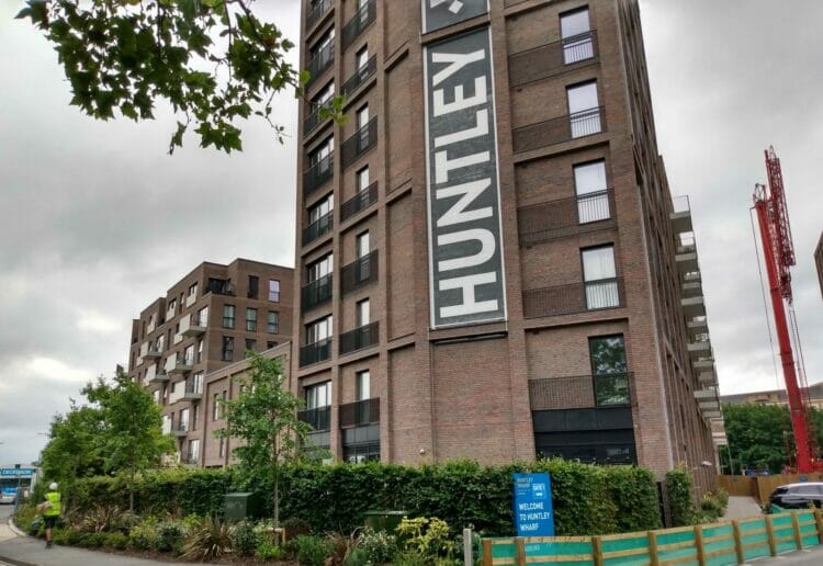 The Huntley Wharf development in Kenavon Drive, Reading Picture: Local democracy reporting service