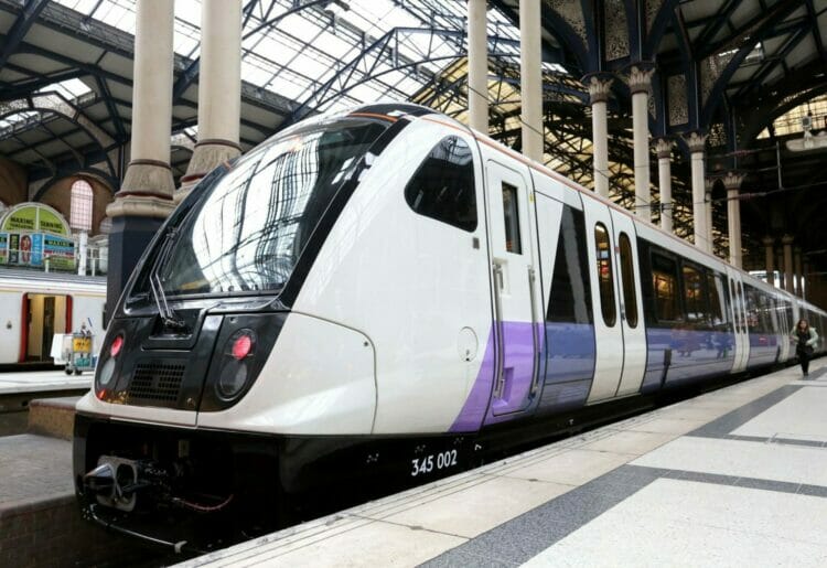 An Elizabeth line train Picture: Transport for London