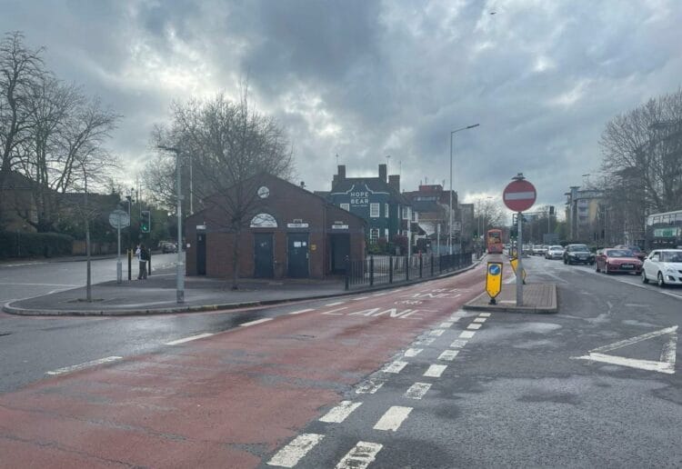 The bus lane in Kings Road, Reading. Picture: Local Democracy Reporting Service