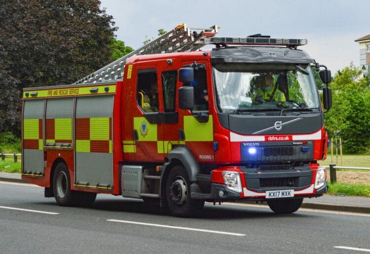 Two fire service crews attended the scene and provided emergency care. Picture: Steve Smyth